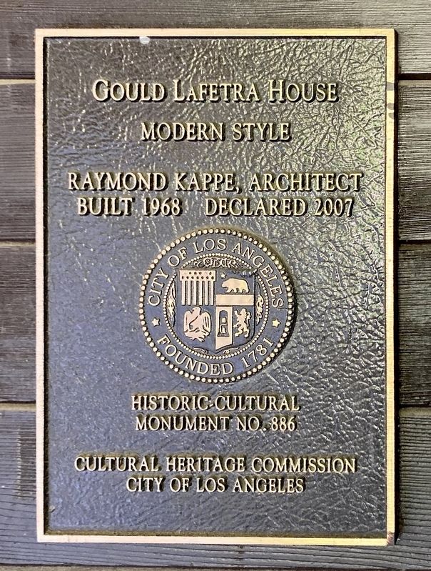 Gould LaFetra House Marker. Click for full size. Gould LaFetra House Marker image. Click for full size.
