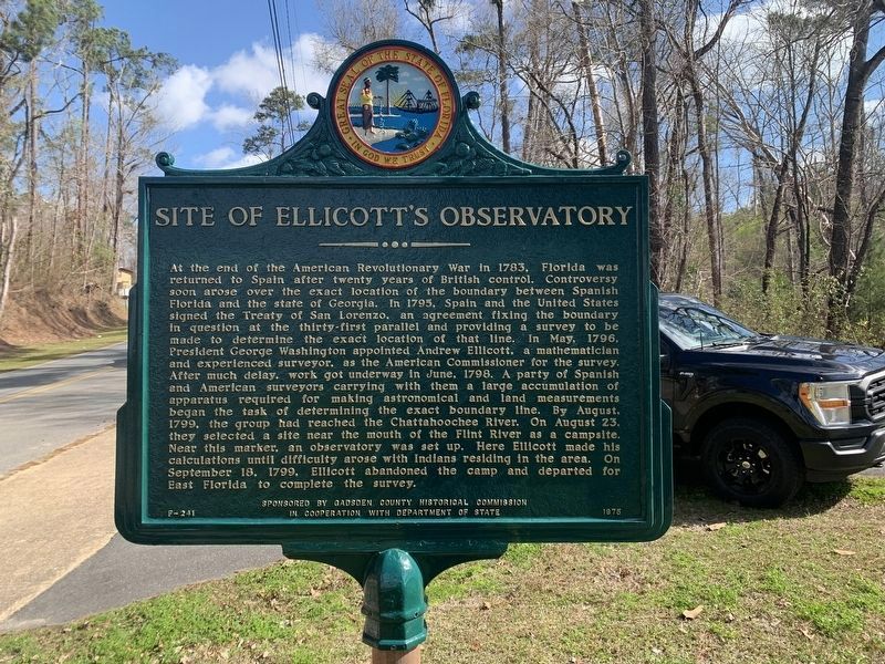 Site of Ellicott's Observatory Marker. Click for full size. Site of Ellicott's Observatory Marker image. Click for full size.