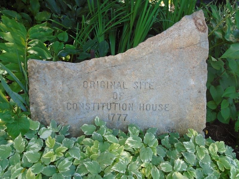 Original Site of Constitution House Marker image. Click for full size.