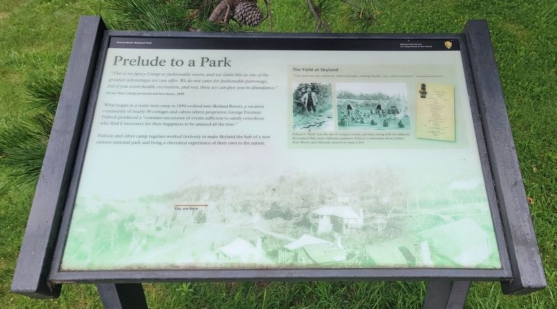 Prelude to a Park Marker. Click for full size. Prelude to a Park Marker image. Click for full size.