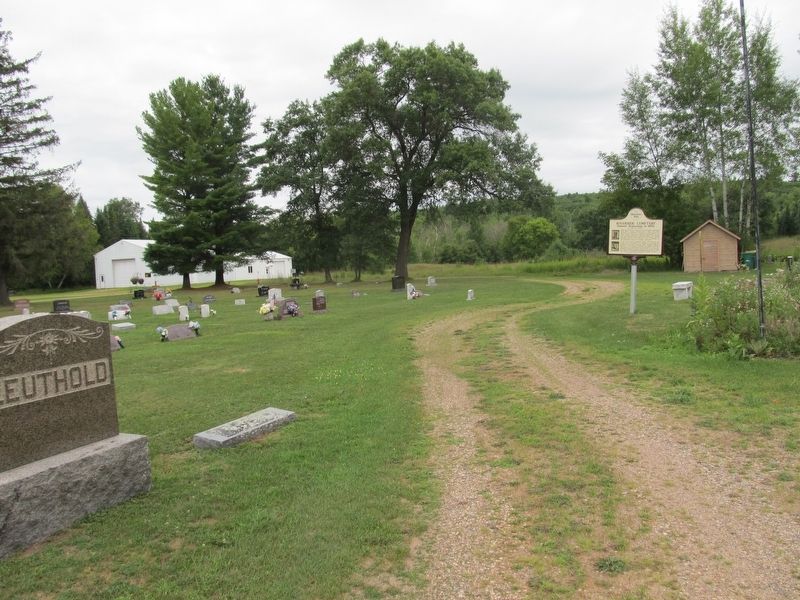 Riverside Cemetery Marker image. Click for full size.
