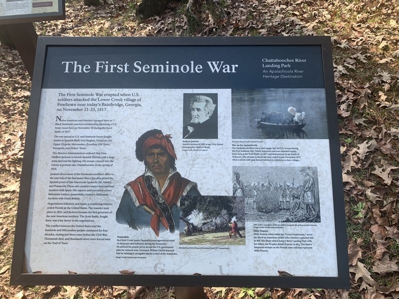 The First Seminole War Marker image. Click for full size.