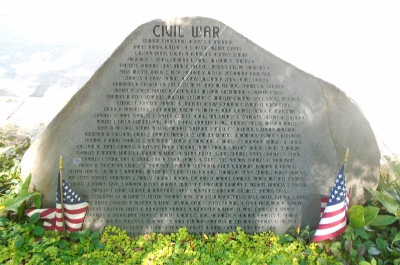 Windsor Civil War Honor Roll Marker image. Click for full size.