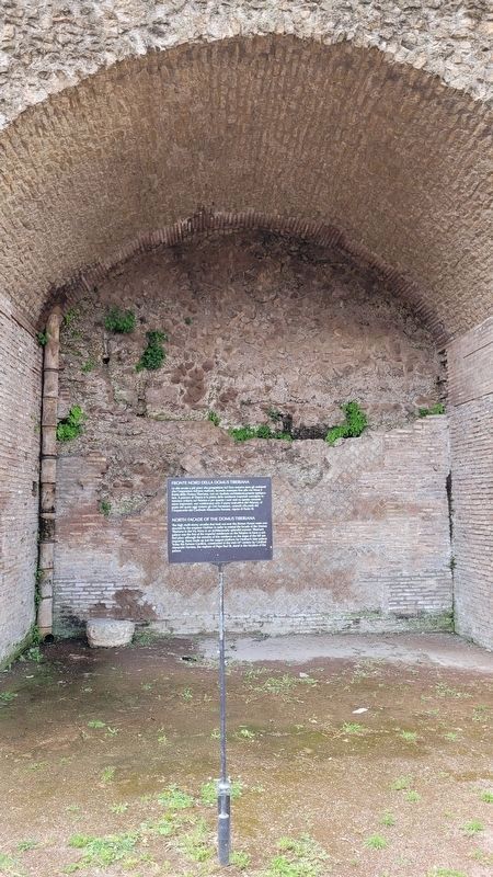 North Facade of the Domus Tiberiana Marker image. Click for full size.