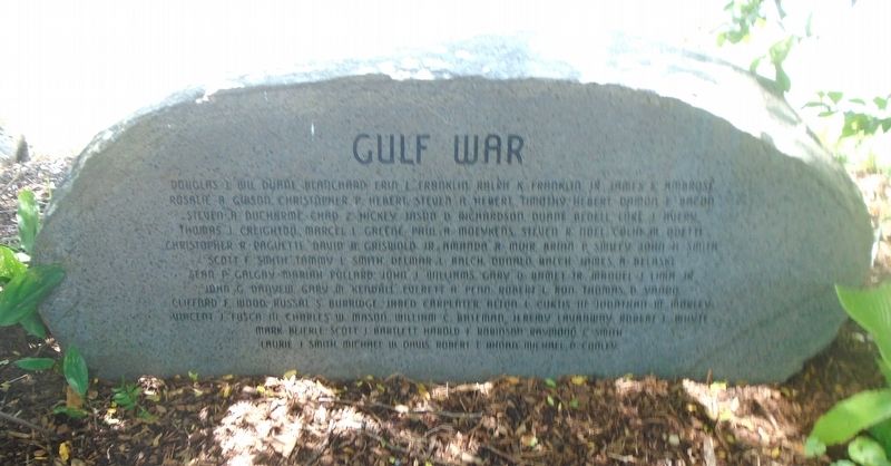 Windsor Gulf War Honor Roll Marker image. Click for full size.