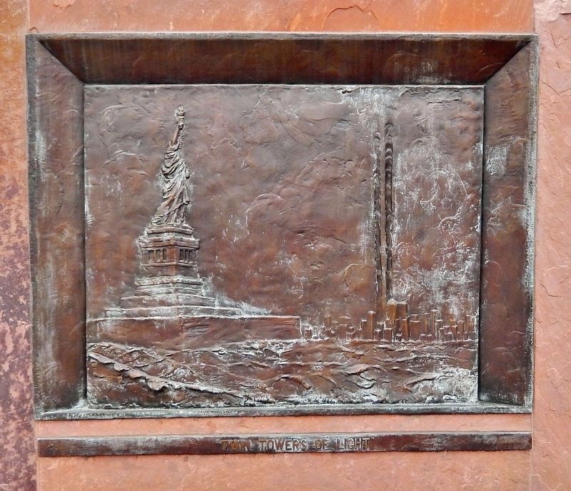 Twin Towers of Light (<i>Bas-relief sculpture</i>). Click for full size. Twin Towers of Light (<i>Bas-relief sculpture</i>) image. Click for full size.