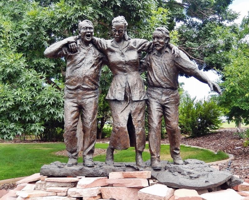 Three Civilians (<i>sculpture</i>). Click for full size. Three Civilians (<i>sculpture</i>) image. Click for full size.