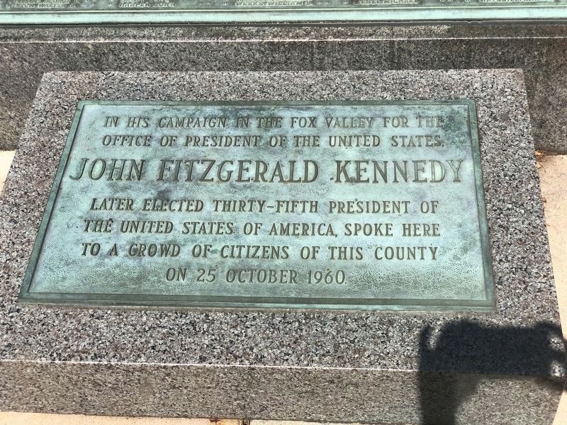 JFK Campaign Speech Marker image. Click for full size.