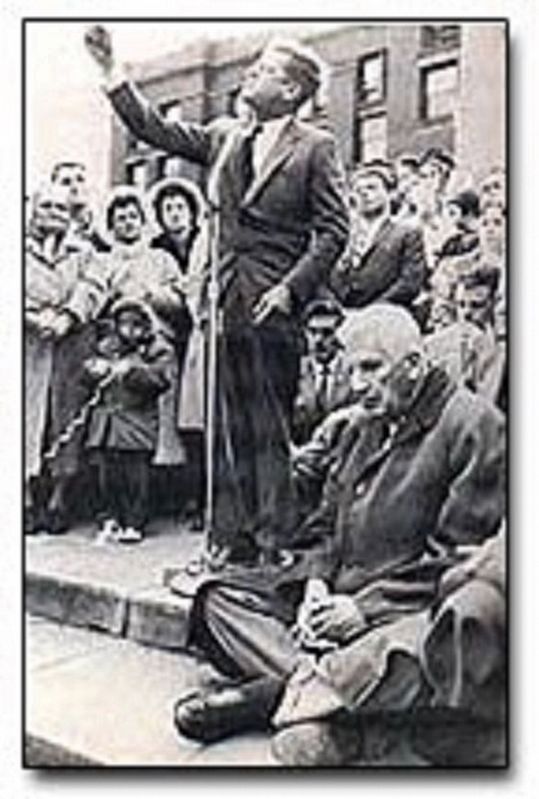 JFK Campaign Stop in Geneva. Click for full size. JFK Campaign Stop in Geneva image. Click for full size.