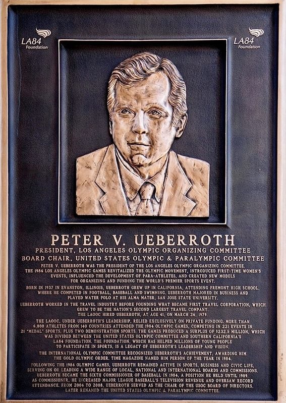 Peter Ueberroth Marker image. Click for full size.
