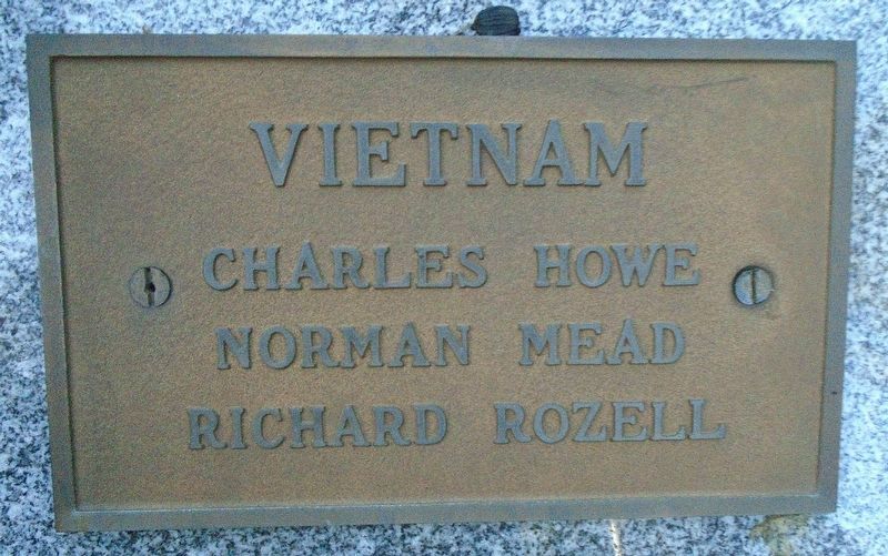 Granville High School Vietnam War Memorial Marker. Click for full size. Granville High School Vietnam War Memorial Marker image. Click for full size.