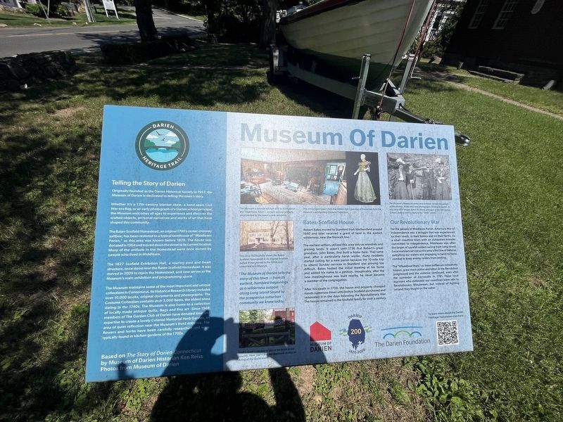 Museum of Darien Marker image. Click for full size.
