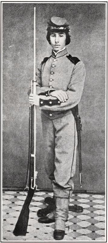 Richard Watson Gilder, As a Cadet, in War Days. image. Click for full size.