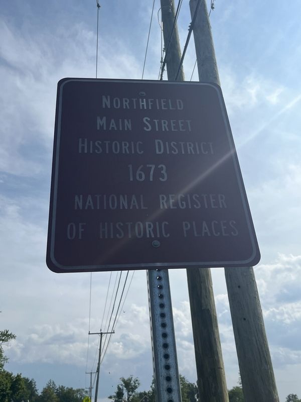 Northfield Main Street Historic District Marker image. Click for full size.