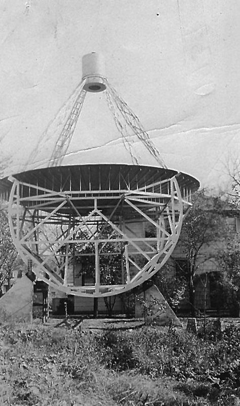 Reber's Backyard Radio Telescope image. Click for full size.