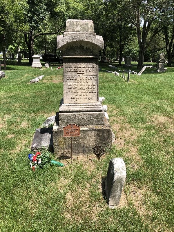 John Dudley Gravestone. Click for full size. John Dudley Gravestone image. Click for full size.