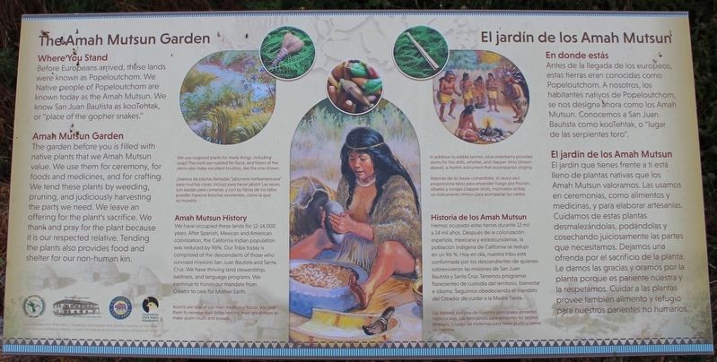 The Amah Mutsun Garden Marker image. Click for full size.