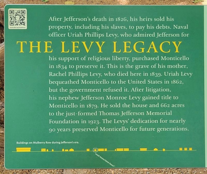 The Levy Legacy Marker image. Click for full size.
