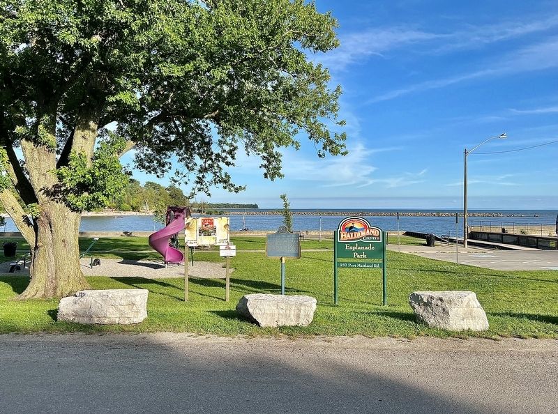 Grand River Naval Depot 1815 Marker. Click for full size. Grand River Naval Depot 1815 Marker image. Click for full size.