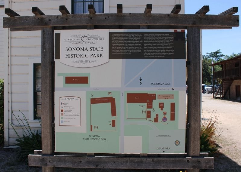 Sonoma State Historic Park Marker image. Click for full size.