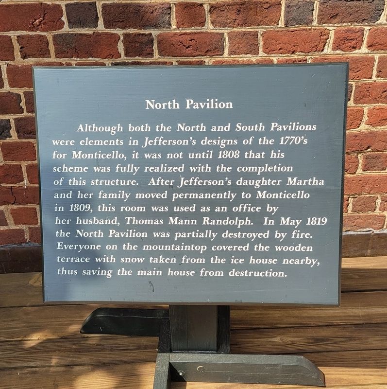 North Pavilion Marker image. Click for full size.