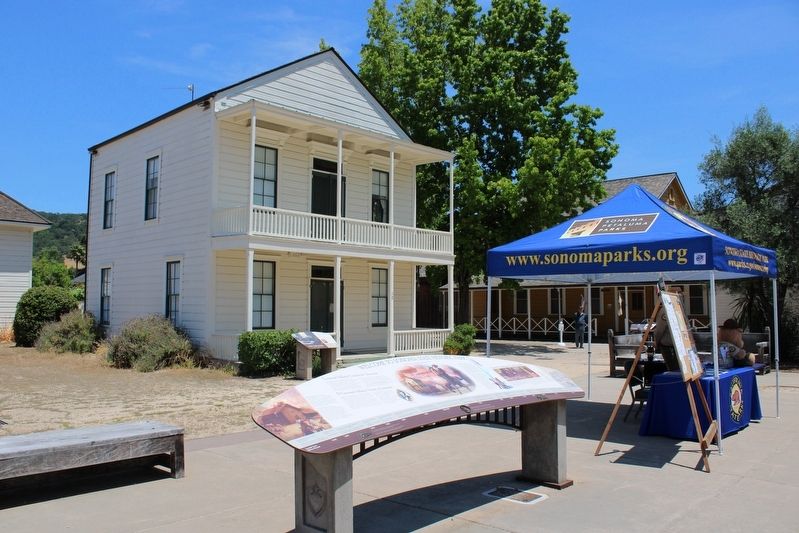 Welcome to Sonoma State Historic Park Marker. Click for full size. Welcome to Sonoma State Historic Park Marker image. Click for full size.