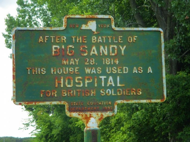 After the Battle of Big Sandy Marker condition in August 2018 image. Click for full size.