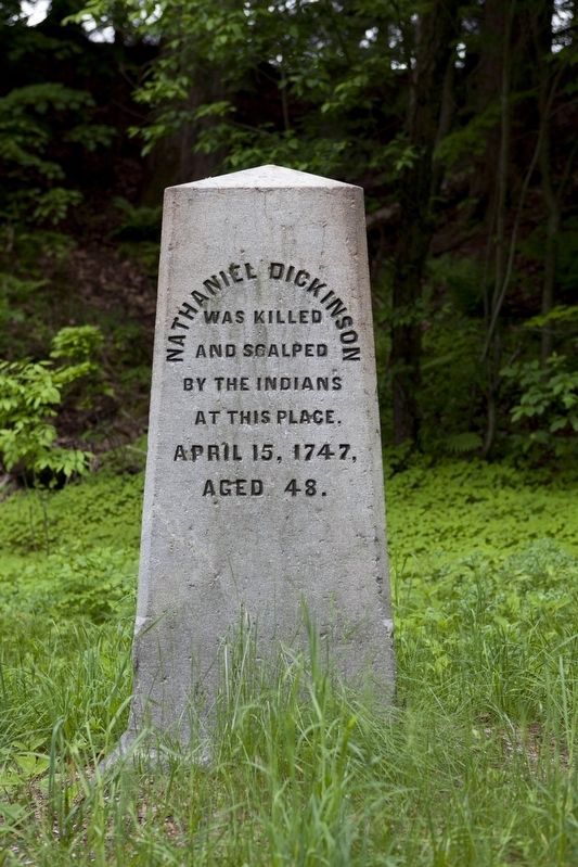 Nathanial Dickinson Marker. Click for full size. Nathanial Dickinson Marker image. Click for full size.