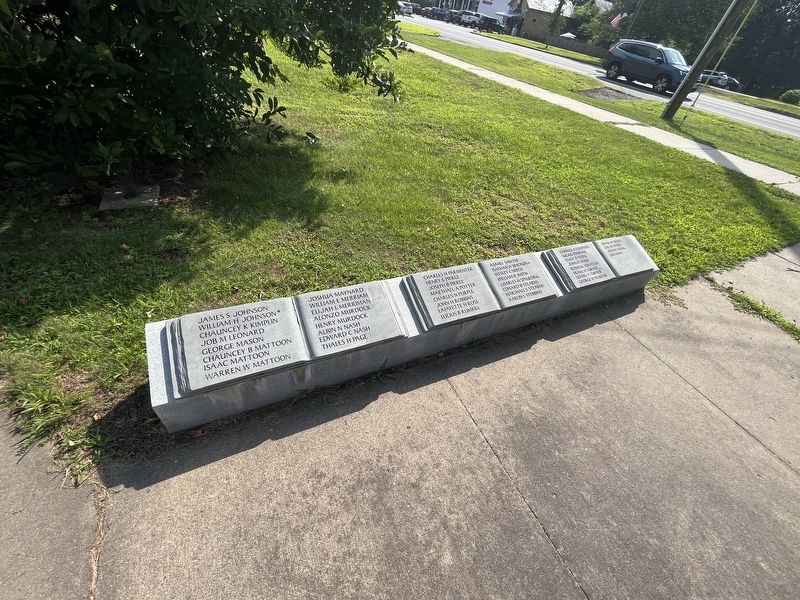 The Walk of Heroes Marker image. Click for full size.