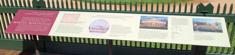 Making Monticello Marker image. Click for full size.