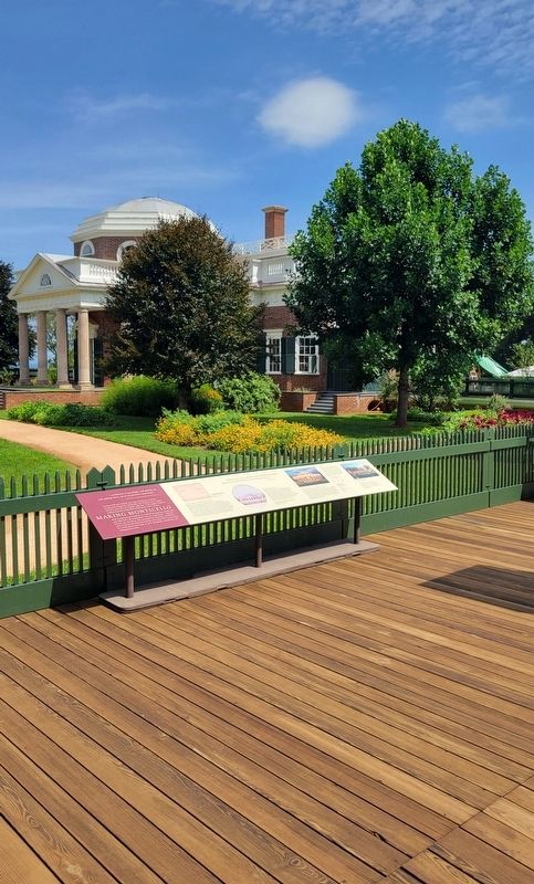 Making Monticello Marker image. Click for full size.