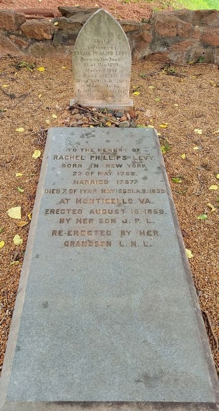 Grave of Rachel Levy. Click for full size. Grave of Rachel Levy image. Click for full size.