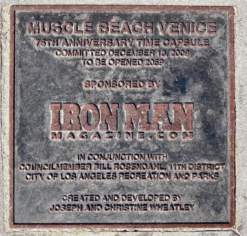 Muscle Beach Venice Marker image. Click for full size.