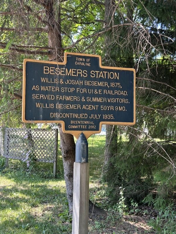 Besemers Station Marker image. Click for full size.