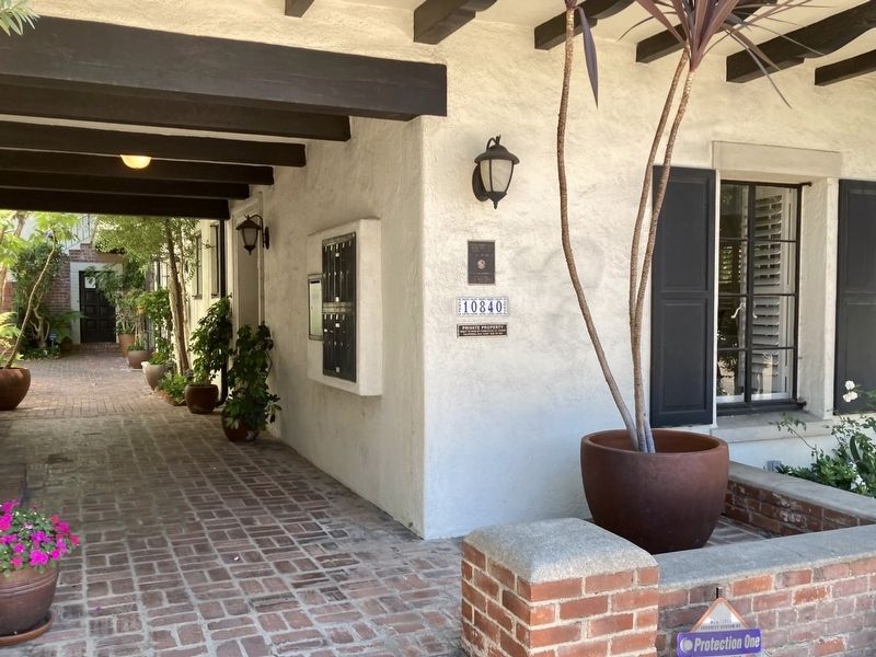 Courtyard Apartment Complex Marker. Click for full size. Courtyard Apartment Complex Marker image. Click for full size.