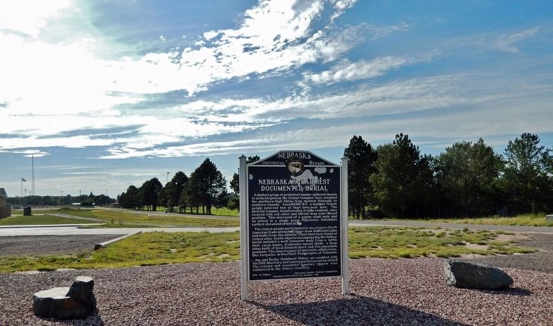 Nebraskas Earliest Documented Burial Marker image. Click for full size.