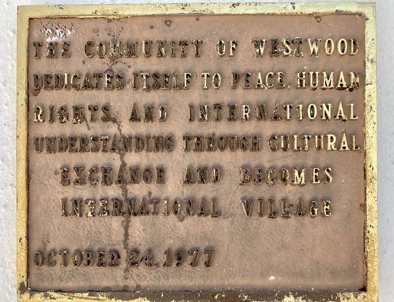 Janss Investment Company Building Marker. Click for full size. Janss Investment Company Building Marker image. Click for full size.
