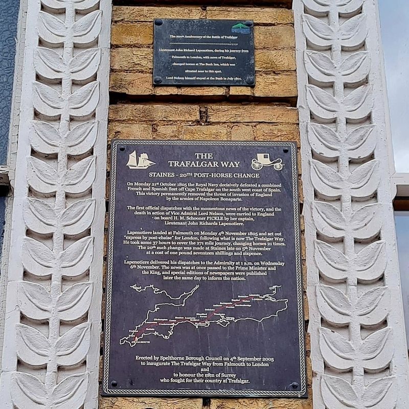 The Trafalgar Way Markers. Click for full size. The Trafalgar Way Markers image. Click for full size.