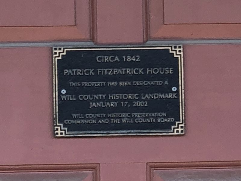 Patrick Fitzpatrick House Marker image. Click for full size.