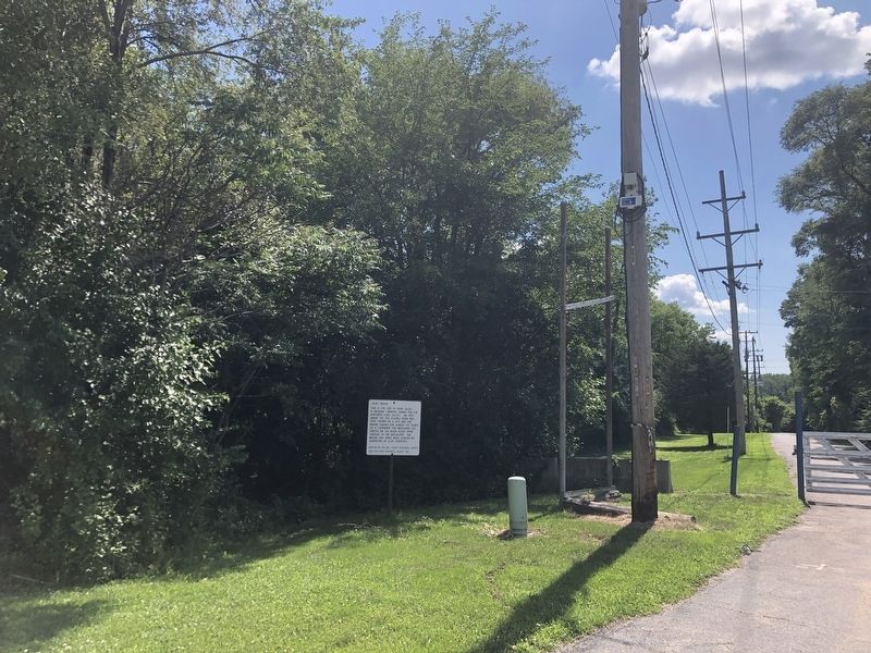 Joliet Mound Marker. Click for full size. Joliet Mound Marker image. Click for full size.