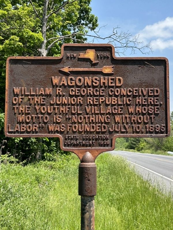Wagonshed Marker. Click for full size. Wagonshed Marker image. Click for full size.