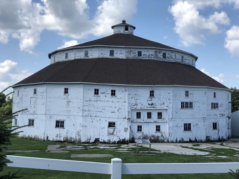 Baker/Koren Round Barn Farm Marker image. Click for full size.