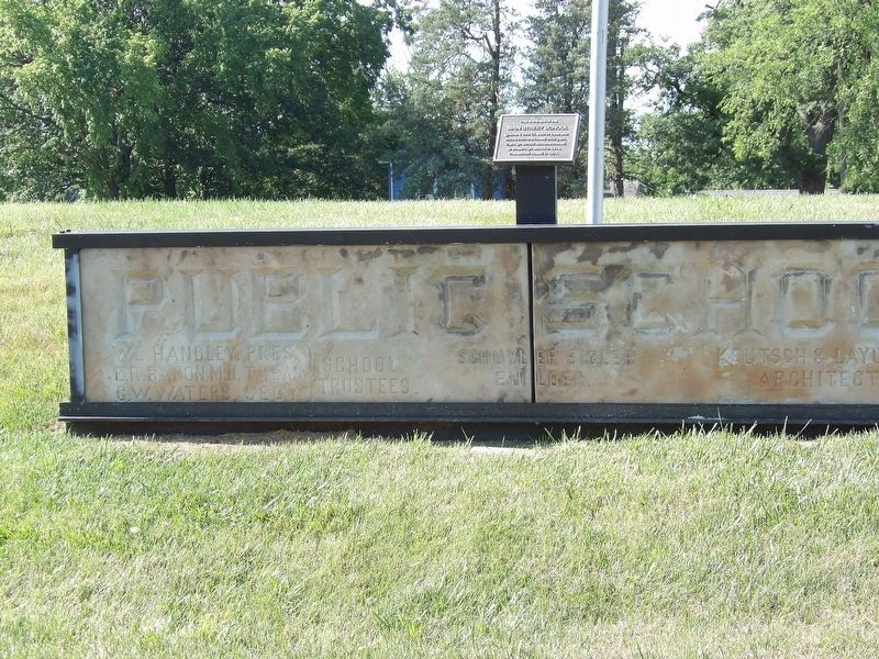 Main Street School Marker image. Click for full size.