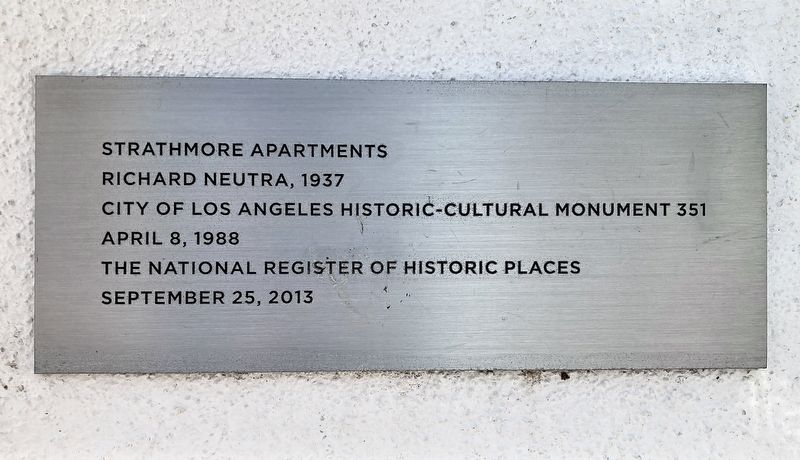 Strathmore Apartments Marker image. Click for full size.
