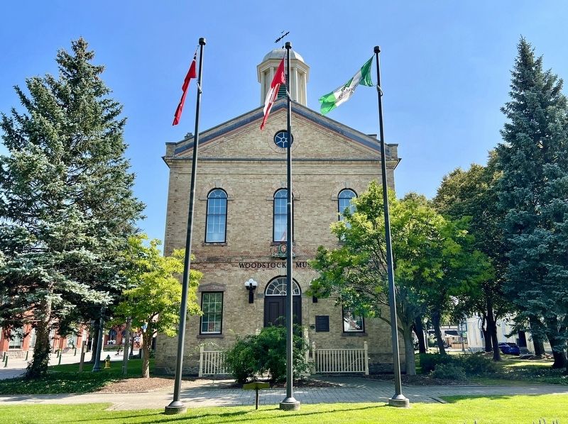 Woodstock Old Town Hall (the Woodstock Museum), 2023 image. Click for full size.