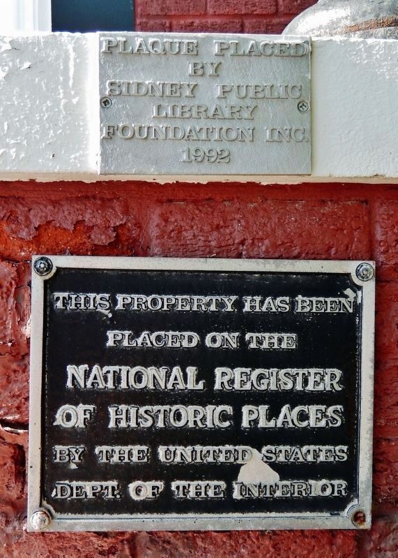 National Register of Historic Places Marker image. Click for full size.