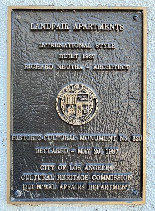 Landfair Apartments Marker image. Click for full size.