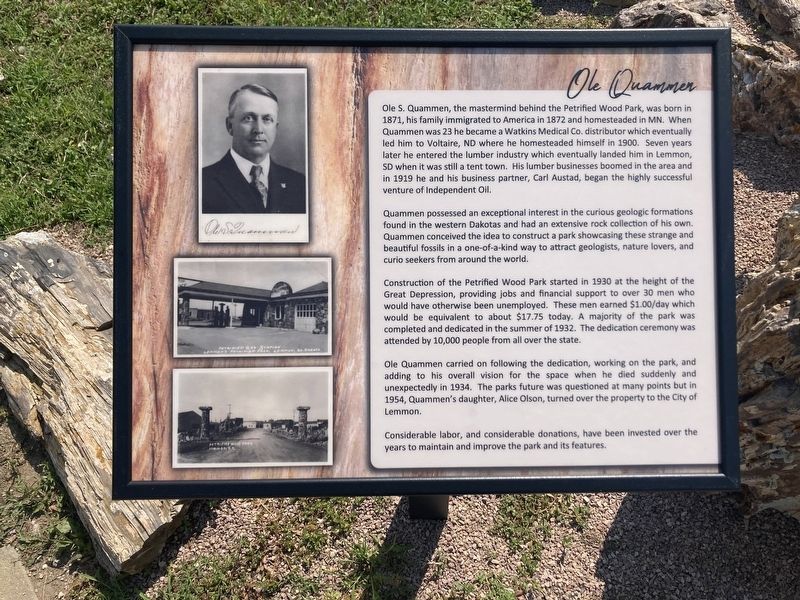 Ole Quammen Marker. Click for full size. Ole Quammen Marker image. Click for full size.