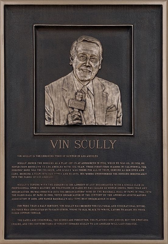Vin Scully Marker image. Click for full size.