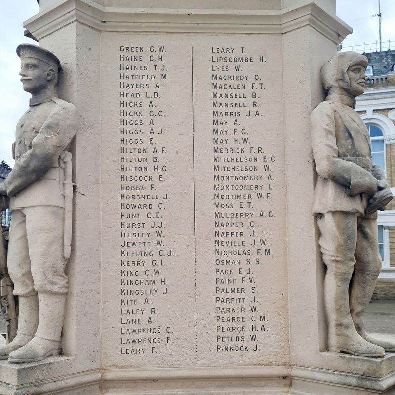 Staines War Memorial. Click for full size. Staines War Memorial image. Click for full size.